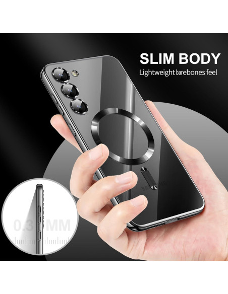 Funda Transparente TSEHHOL para Samsung Galaxy S25 con MagSafe