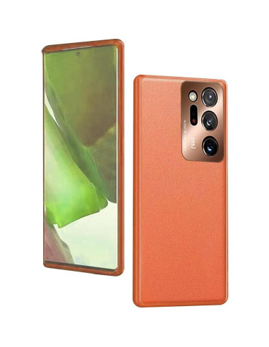 Funda de cuero para Samsung Galaxy Note 20 Ultra - Naranja