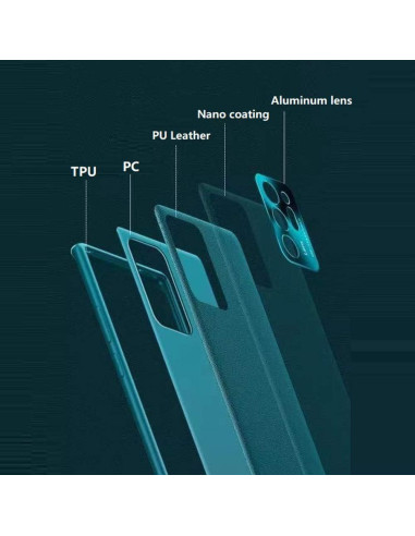 Funda de cuero para Samsung Galaxy Note 20 Ultra - Naranja