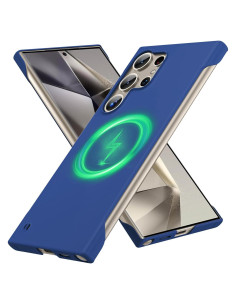 Funda Slim Magnética GRECAZO para Samsung Galaxy S24 Ultra - Azul