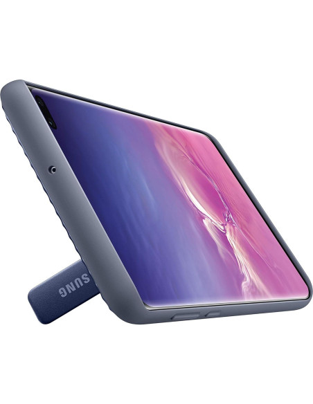 Funda Protectora Rugged Samsung Galaxy S10+ con Soporte Azul Funda Protectora Rugged Samsung Galaxy S10+ con Soporte Azul