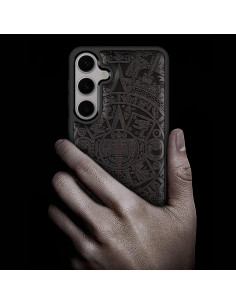 Funda Protectora Carveit para Samsung Galaxy S25 - Madera Natural 2