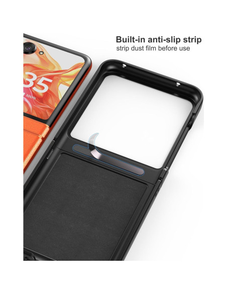 Funda Foluu para Motorola Razr 2024 - Cuero y PC Dura Slim Funda Foluu para Motorola Razr 2024 - Cuero y PC Dura Slim