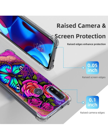 Funda Bumper Beaucov para Moto G Pure/Power/Play 2022/2023