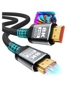 Cable HDMI 2.1 Green Jiss 1M Ultra Alta Velocidad 8K 60Hz