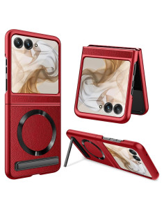Funda delgada Haeuorey para Motorola Razr 2024 con soporte