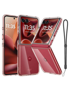 Funda Protectora Dura RMOCR para Motorola Moto Razr Ultra 2025 - Oro Rosa