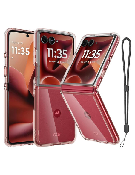 Funda Protectora Dura RMOCR para Motorola Moto Razr Ultra 2025 - Oro Rosa Funda Protectora Dura RMOCR para Motorola Moto Razr Ultra 2025 - Oro Rosa