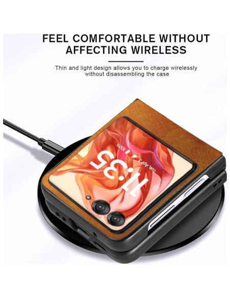 Funda Motorola Razr 2024 con Protector de Pantalla Amarillo Funda Motorola Razr 2024 con Protector de Pantalla Amarillo