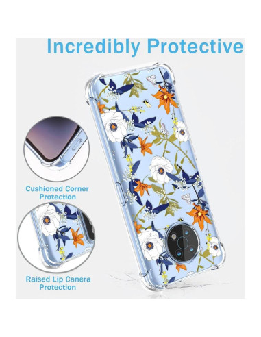 Funda TPU Floral para Nokia G50 - Protección Antigolpes