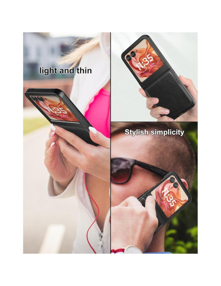 Funda Motorola Razr 2024 con Protector de Pantalla Amarillo Funda Motorola Razr 2024 con Protector de Pantalla Amarillo