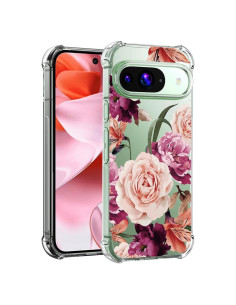 Funda Protectora TPU Floral para Google Pixel 9 y 9 Pro