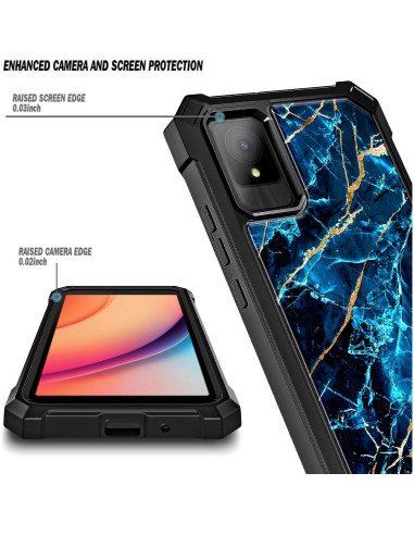 Funda robusta para TCL K11 T432W con protector de pantalla