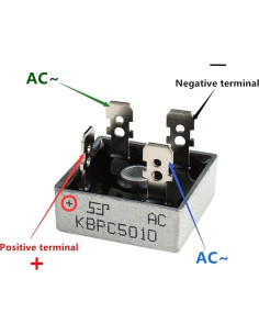 Diodo Rectificador BOJACK KBPC5010 50A 1000V Paquete de 2 2