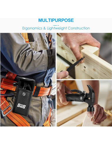 Martillo Multiherramienta BIIB 12 en 1 para Hombres
