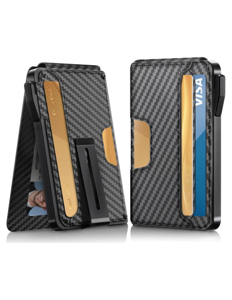 Billetera Minimalista para Hombres ILAOLIU con Bloqueo RFID