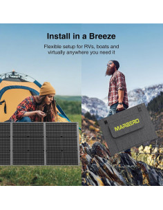 Panel Solar Portátil MARBERO 200W Plegable IP68 Alta Eficiencia 2