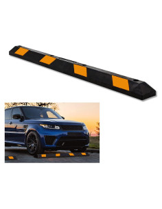 Curb de Goma Resistente VaygWay 72" con Cinta Reflectante