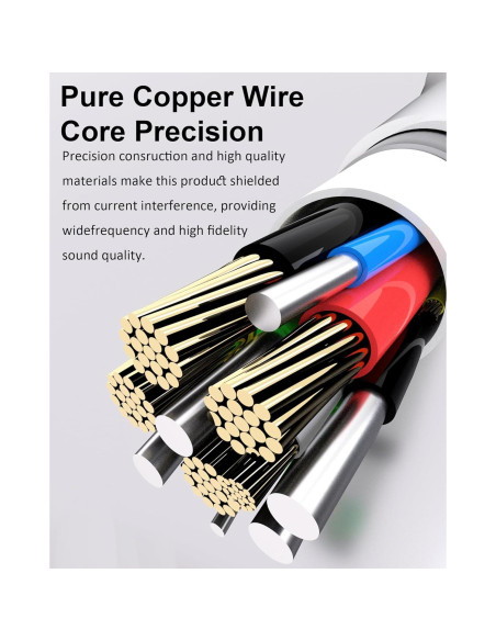 Adaptador de Auriculares Lightning a 3.5mm LIEZHUA 2 Paquetes