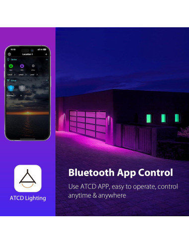 Bombillas LED Inteligentes E26 9W RGB Regulables Paquete 10