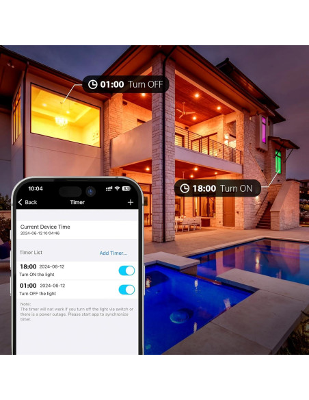 Bombillas LED Inteligentes E26 9W RGB Regulables Paquete 10