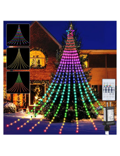 Luces de Cuerda RGB Cerflyer 320 LED 5 m Decoración Navidad