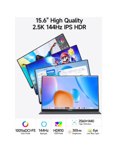 Monitor Portátil 15.6" c-force CF016Neo 2.5K QHD 144Hz 2