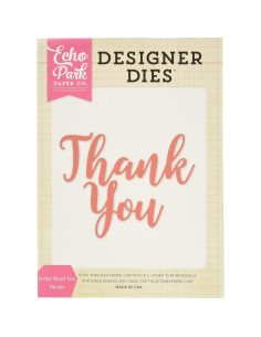 Troquel de Palabras 'Gracias' Echo Park EPPDIE612 12.7x17.8cm 2