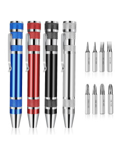 Juego de destornilladores 8 en 1 DSLSQD - 4 piezas magnéticos