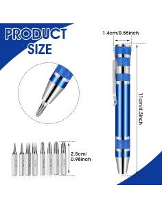 Juego de destornilladores 8 en 1 DSLSQD - 4 piezas magnéticos 2