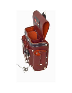 Cinturón de Herramientas RISING STAR 11 Bolsillos Cuero Marrón 2