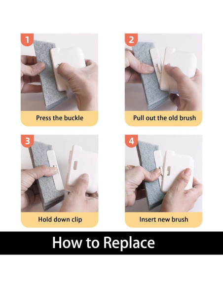 Kit de Limpieza de Ventanas Mudocp 6 Piezas con Esponjas