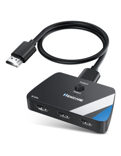 Interruptor HDMI 3 en 1 NEWCARE 4K@60Hz con Cable 0.79m