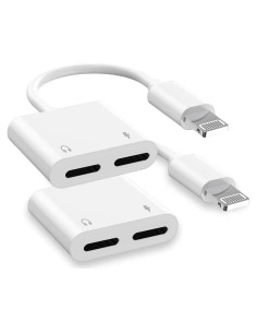 Adaptador Dual Lightning esbeecables 4 en 1 para iPhone
