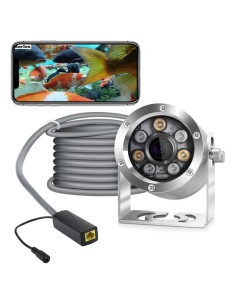 Cámara Submarina Barlus 5MP IP68 con Luz y Cable 9.75m