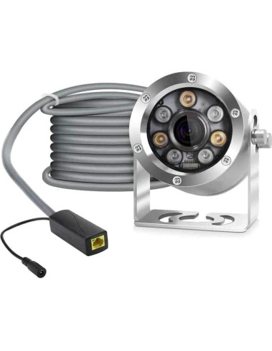Cámara Submarina Barlus 5MP IP68 con Luz y Cable 9.75m