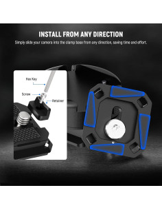 Kit de Placa de Liberación Rápida NEEWER GM47B Arca Swiss 2