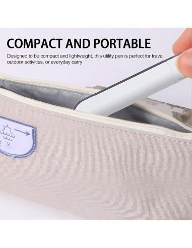 Bolígrafo Multi-Herramienta SAMIQU 4 en 1 con Tijeras y Regla