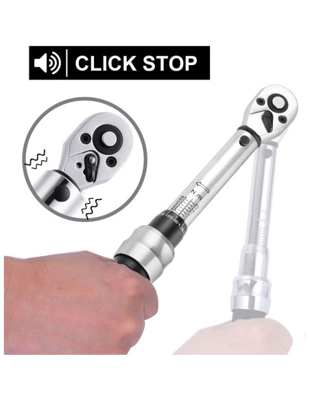 Juego de Llave de Torque COTOUXKER 2-20 Nm 1/4" para Bicicleta