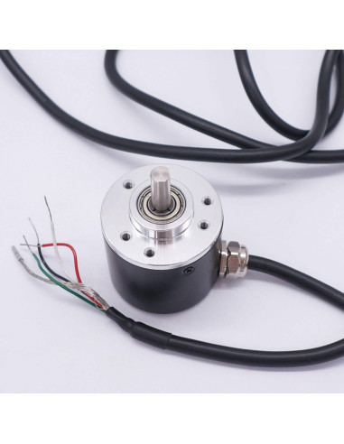 Encoder Rotativo Incremental Taiss 100P/R DC 5-24V Eje 6mm