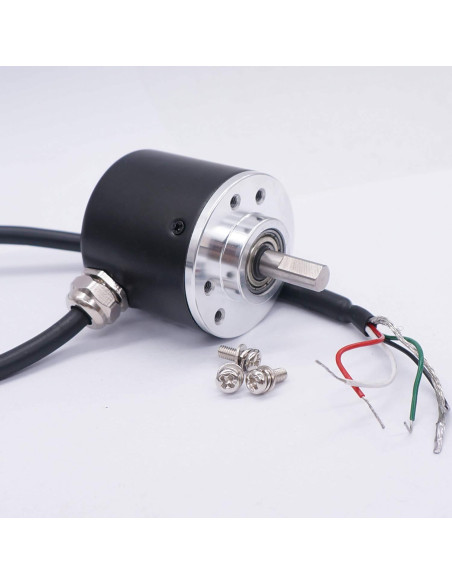 Encoder Rotativo Incremental Taiss 100P/R DC 5-24V Eje 6mm