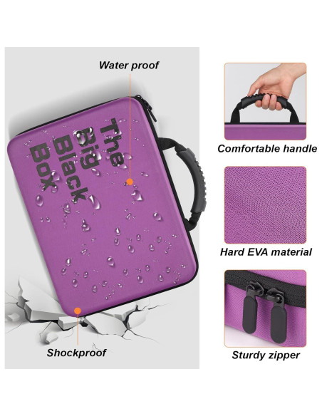 Estuche para cartas Wevbsiy 2200+ cartas púrpura Estuche para cartas Wevbsiy 2200+ cartas púrpura