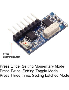 Interruptor Control Remoto Inalámbrico QIACHIP 4 Canales 200m 2