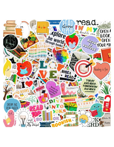 300 Stickers Holográficos Yodeeni para Libros y Laptop