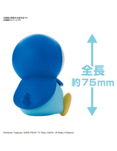 Modelo Piplup Pokemon Bandai 06 PVC 7 cm Construible 2