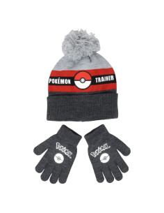 Gorro y Guantes Pokémon Trainer Pokeball para Niños