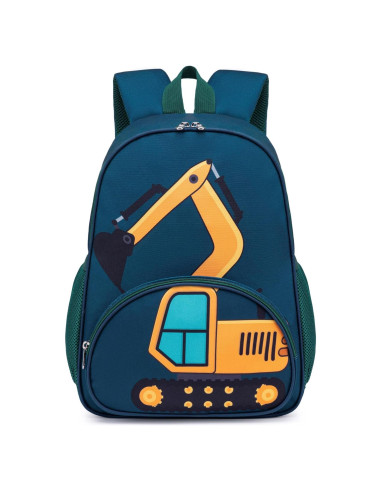 Mochila Escolar Niños 15" Loidou Camión Azul 17L