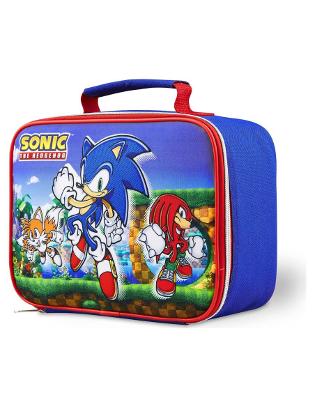 Bolsa Térmica Sonic The Hedgehog Azul/Rojo para Almuerzo