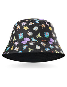 Gorra y Sombrero de Cubo Pokemon Pikachu para Niños