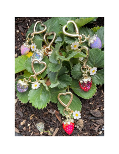 Llavero de Fresa Iridiscente Agromusk 7.62 cm para Mujeres 2